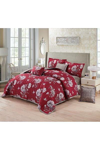 Moon 7-piece compressed microfiber double bed sheet, size 220 x 240 cm
