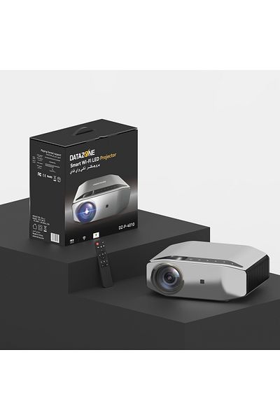 Datazone Full HD Projector, WiFi and Bluetooth Smart Projector, 3800L Compatible with iOS iPhone, Android