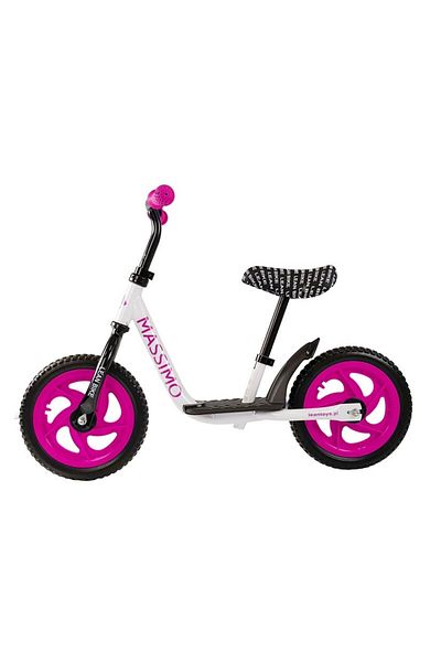 Dolu Malipen Massimo balance bike, white with pink