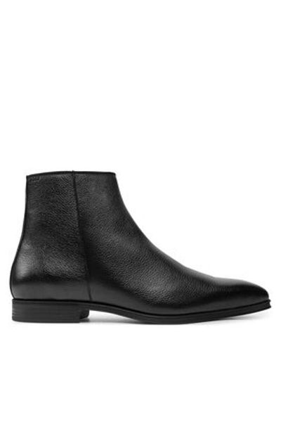 BOSS Ghete bărbătești negre HUGO BOSS-50529259 THEON_BOOT_GRWL 10247993 01 001