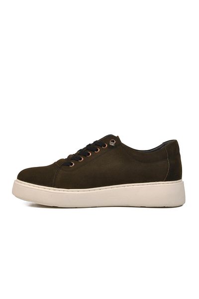 AYAKMOD Khaki Nubuck Genuine Leather Men's Casual Shoes A-55 m