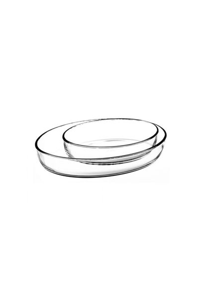 Paşabahçe 159033   Pasabahce 2-Piece Oval Pyrex, Oval Pyrex Tray