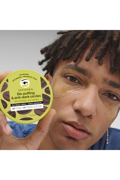 SEPHORA De-Puffing & Anti-Dark Circle Eye Masks 15 Pairs of Refreshing Hydrating Anti-Fatigue Eye Patches