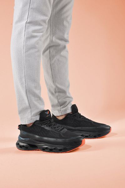WALKWAY Black Memory Foam Men's Sports Shoes Novi m Model