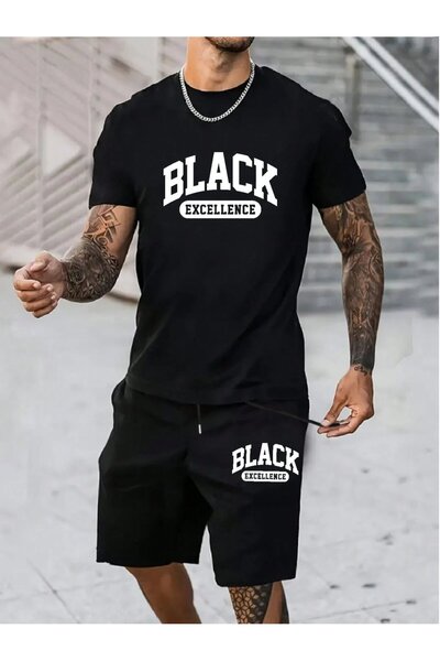 darkopia Unisex Printed Oversize Tshirt and Shorts Set of 2 Bottoms and Tops
