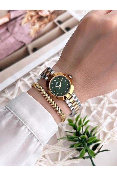 Daniel Klein Steel Cord 3 Atm Water Resistant Special Design Women Wristwatch+Bracelet Vs.Blkt.0216