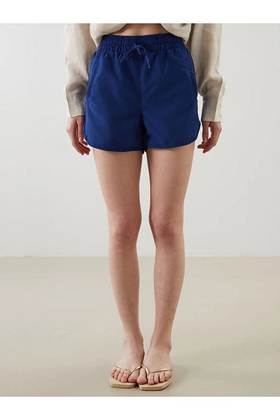LC Waikiki Γυναικείο μαγιό LCW DREAM Navy Blue με ελαστική μέση