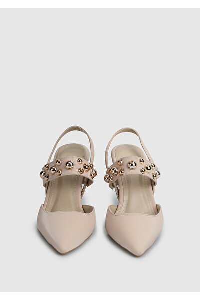 Provoq Bej Kadın Ayakkabı