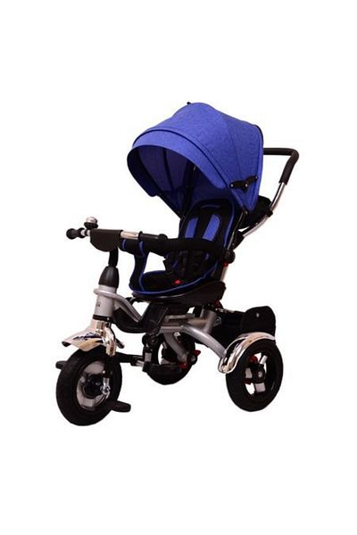 SmarTrike Tricicleta pentru copii Lux Trike cu scaun pivotant la 360 de grade, albastru