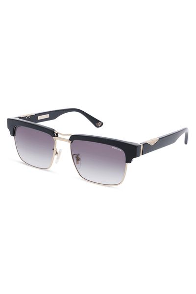 Police Origin 62 Man Square Sunglass Shiny Gold_Gray Gradianat 55-17-145