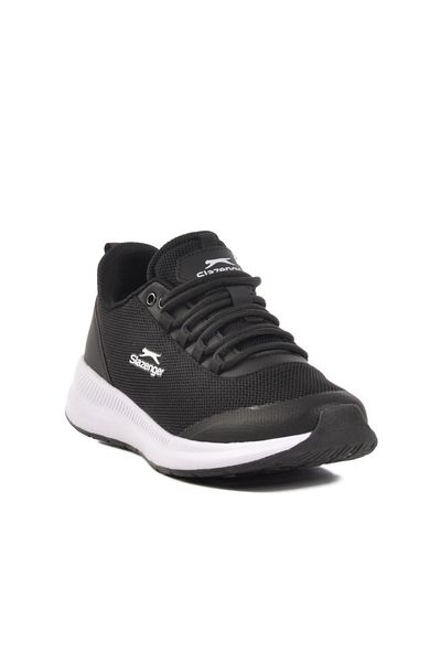Slazenger Black Mesh Lightweight Breathable Unisex Sports Shoes Zita g