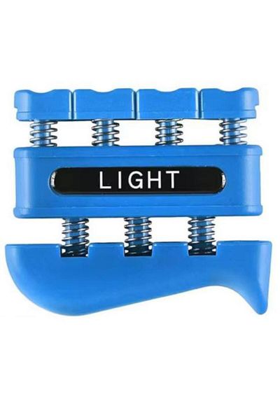 LongMoon G278-Bu Finger Exerciser Light 3lb- Finger Trainer Blue