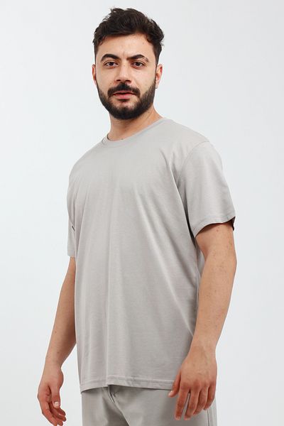 OXVİN Ανδρικό 100% βαμβακερό πλεκτό T-Shirt REGULAR (ΜΟΛΔ)
