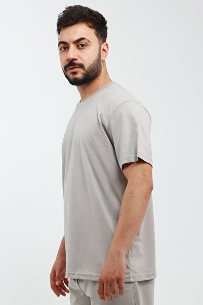 OXVİN Ανδρικό 100% βαμβακερό πλεκτό T-Shirt REGULAR (ΜΟΛΔ)