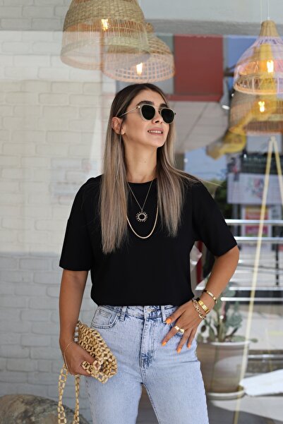 bytugcekaya Siyah Salaş Tshirt