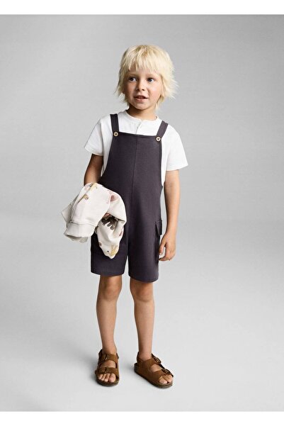 MANGO Baby Rubber Braided Jumpsuit