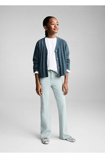 MANGO Kids Nahtlose Schlagjeans