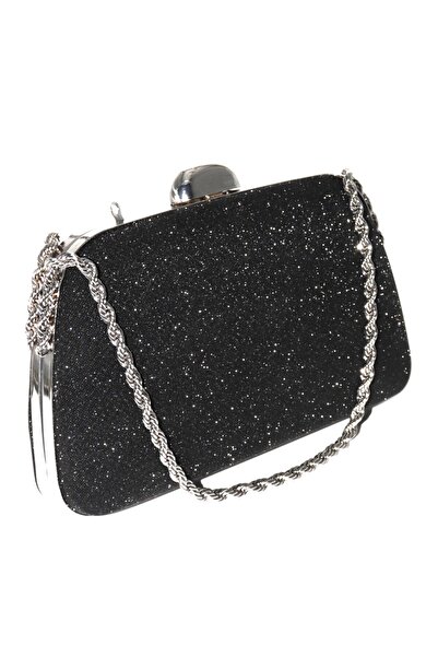 KEEBA Geantă pentru rochie de seară Palsim neagră. Geantă de seară Clutch Bla...