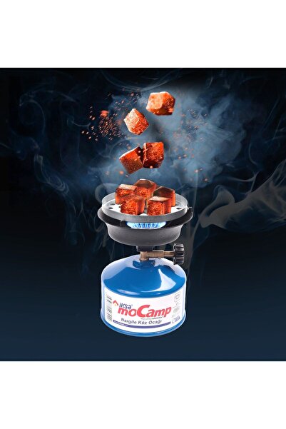İksa Mocamp Portatif Nargile Köz & Kamp Ocağı Çakmak Gazlı Kullanım Pratik Ku...