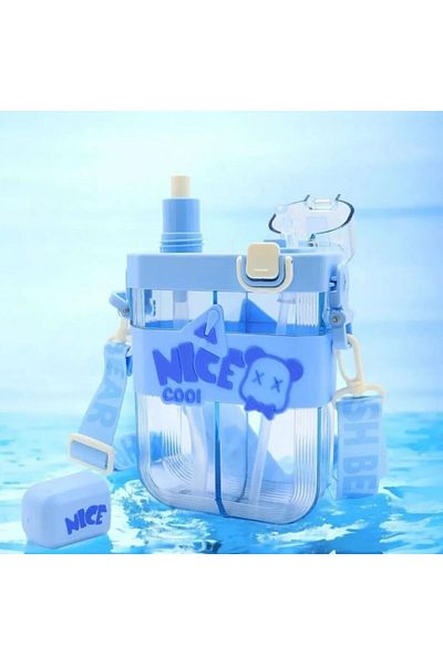 froyalife Quality School Nice Hanging Stylish Design Double Chamber Double Lid Children's Water Bottle Children's Water Bottle Flask