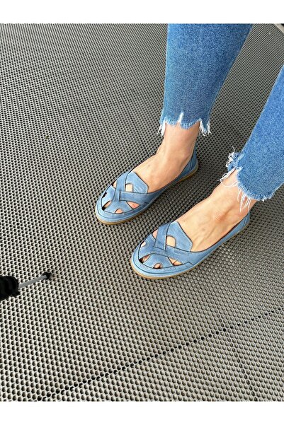 Mammamia 350 Hakiki Deri Ortopedik Günlük Kadın Ayakkabı