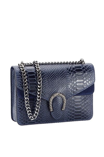 OEM Geanta roz din piele naturala 1524 123, Bleumarin