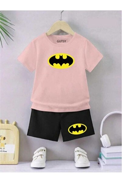 Gutsy DEČJA MAJICA I KRATKE HLAČE ZA DEVOJČICE / DEČAKE SA BATMANOVIM ŠARAĆEM