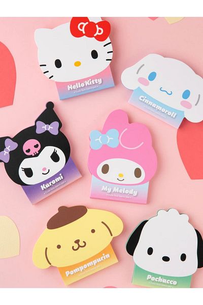 EyER Shoping Kuromi Hello Kitty My Melody Cinamoroll Sanrio Mini Note Pad 1 Piece