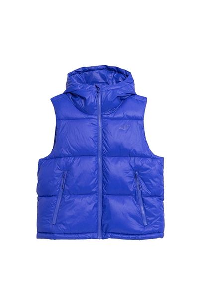 4F VEST F073 women's vest navy blue
