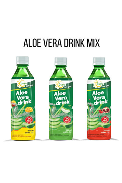 Sunu Aloe Veralı Parçacıklı İçecek Mix Mango Üzüm Nar