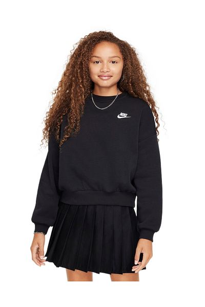 Nike Sportswear Club Fleece Girls Sweatshirt Black