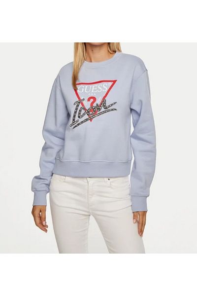 Guess Hanorac CN ICON hanorac de dama albastru