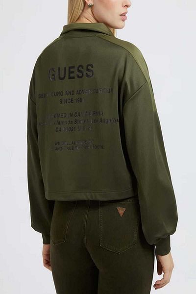 Guess LAILA SWEATSHIRT women's green sweatshirt