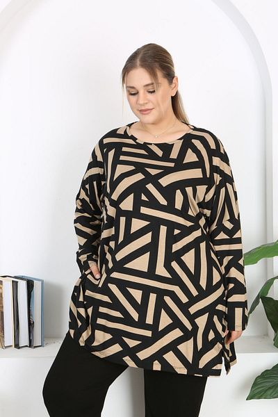 GGMM Summer Viscos Printed Tunic Tunic 100 cm