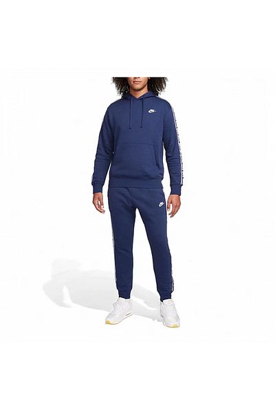 Nike M NK CLUB FLC GX HD TRK SUIT men's tracksuits navy blue