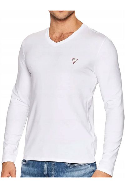 Guess GUESS VN LS CORE TEE men's longsleeve white
