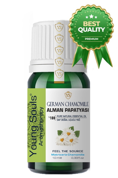 YOUNG SOULS Aromatherapy German Chamomile Essential Oil Alman Papatyası Uçucu...