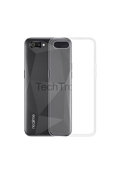 TechTrove Realme C2 Kılıf Esnek ve Şeffaf Tpu Silikon Kapak