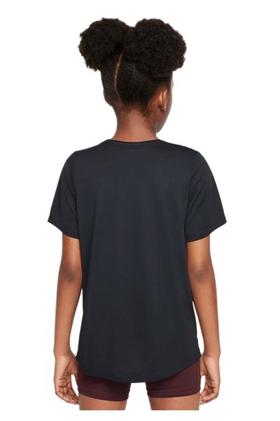 Nike One Fitted for girls t-shirt black