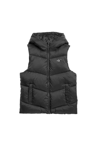 4F VEST F045 for girls vest black