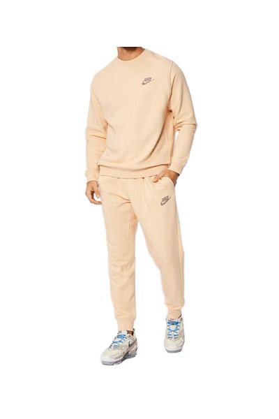Nike M NSW REVIVAL FLC CREW C men's sweatshirt beige