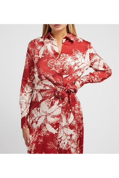Guess GUESS DOROTHEE DRESS women's dress red