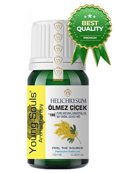 YOUNG SOULS Aromatherapy Helichrysum Essential Oil Ölmez Çiçek Uçucu Yağ 10ml
