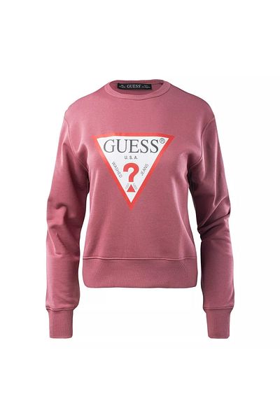 Guess CN ORIGINAL FLEECE women's sweatshirt red