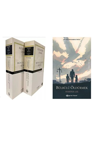 TÜRKİYE İŞ BANKASI KÜLTÜR YAYINLARI Monte Cristo Kontu - 2 Kitap Takım - Alex...