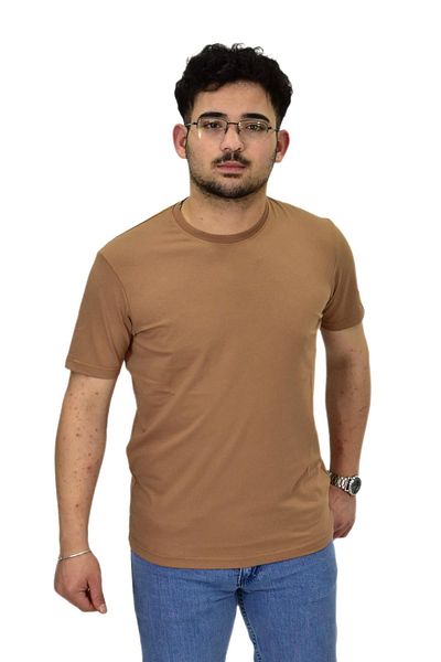 Raymons Ανδρικό μπλουζάκι μεγάλου μεγέθους Zeroaka Plain Lycra Single Jersey 4385 BGL-ST04529
