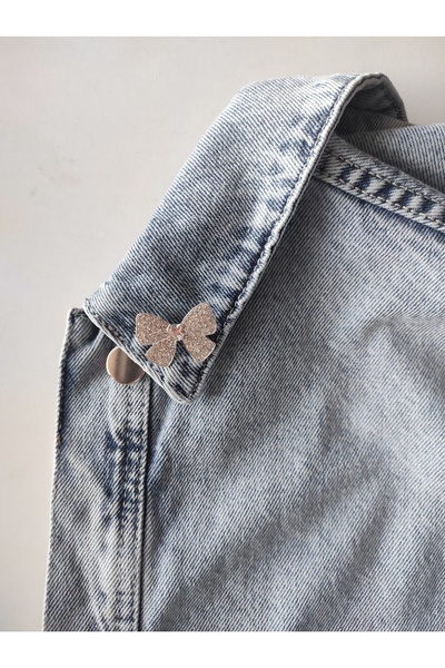 MutluBiDünya 1 Adet Fiyonk Model Taşlı Broş