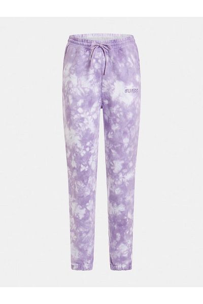 Guess DORA JOGGER women's purple trousers