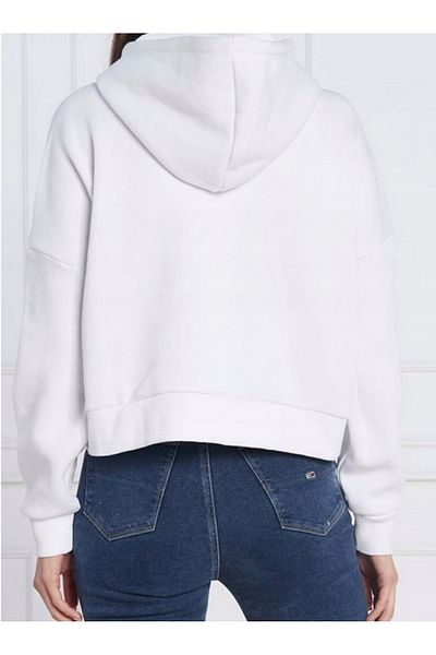 Guess HOODY ICON SWEATSHIR hanorac dama alb