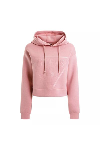 Guess NEW ALISA HOODED SWE women's sweatshirt pink